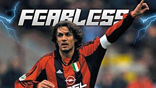 Paolo Maldini Fearless Version  Defending skills and Goals  Rainbow Flick [upl. by Adnilre]