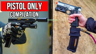 Airsoft Pistol ONLY Compilation Custom GlockHiCapa Gameplay [upl. by Saks]