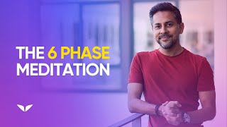 6 Phase Guided Binaural Beats Meditation  Vishen Lakhiani [upl. by Nihhi]