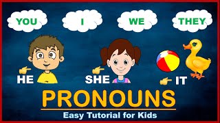 Pronouns  Pronoun for Kids  Pronouns for Grade 1  Pronouns in English Grammar [upl. by Llabmik]