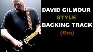 David Gilmour Style Backing Track Gm [upl. by Pease]