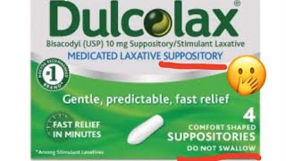 Dulcolax Suppository [upl. by Lourdes]