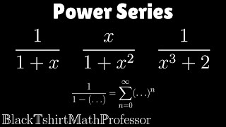 Power Series Representation Problems Calculus 2 [upl. by Mcneil]