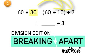 Breaking Apart Method  Division [upl. by Gelya]