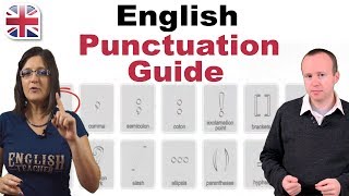 English Punctuation Guide  English Writing Lesson [upl. by Augusto]