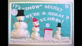 Christmas bulletin board decorations ideas [upl. by Hayn459]