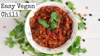 Easy Vegan Chili [upl. by Iru]