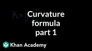 Curvature formula part 1 [upl. by Galliett607]