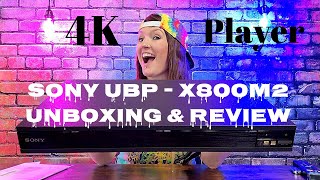 Sony UBP  X800M2 4K Blu Ray Player  My Killer Podcast  UNBOXING amp Review [upl. by Semadar]