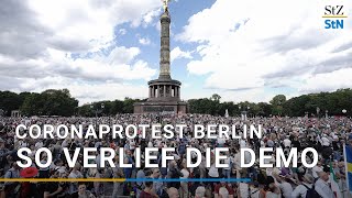 CoronaDemo in Berlin So verlief der Protest am 29082020 [upl. by Anreval]