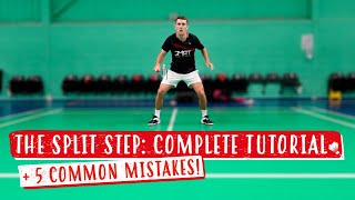 Badminton Footwork  The Split Step [upl. by Halian]