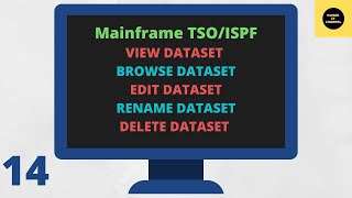 Browse View Edit Rename Delete options in TSOISPF Mainframe TSOISPF Tutorial  Part 14 [upl. by Goldarina460]