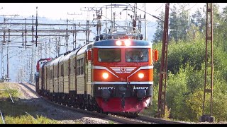 SJ Rc1 1007 Långsele och Fångsjöbacken 29Augusti21 [upl. by Sirrep222]