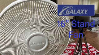 Galaxy 16” Stand Fan [upl. by Eiliak]