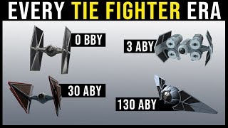 Every Era of TIE Fighter Legends and Canon [upl. by Ylrebnik]