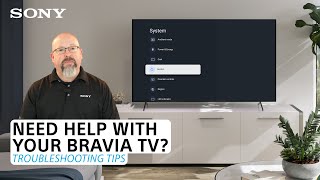 Sony  TV Troubleshooting Tips [upl. by Gifferd]