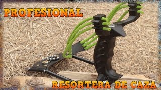 Resortera De Caza Profesional  Review Y Pruebas Duras  YMX supervivencia [upl. by Namsaj]