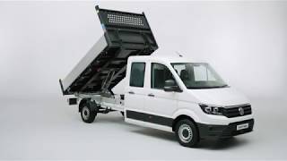 Volkswagen Crafter Tipper  Walkaround  Volkswagen Vans [upl. by Nilpik]