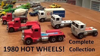 1980 Hot Wheels  Complete Blackwall Collection  Year By Year YBY [upl. by Serles]