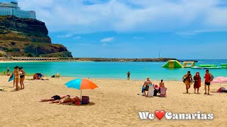 Gran Canaria Amadores Beach Life on a Sunny Day  We❤️Canarias [upl. by Rihat855]