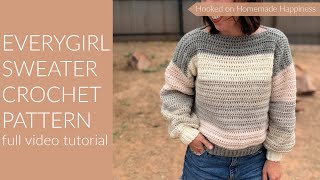 How to Crochet the Everygirl Sweater [upl. by Anavoj952]