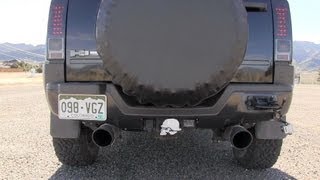 2007 Hummer H3 Metal Mulisha Dual Exhaust [upl. by Sirromaj]