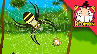 Spiders and flies  Insect world 13  Cartoons for Kids  REDMON [upl. by Zehe]