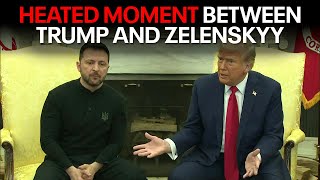 Trump Zelensky meeting FULL fiery exchange at White House [upl. by Neslund]