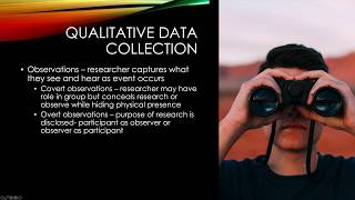 Introduction to Qualitative Research part 3 Data Collection [upl. by Wernsman309]