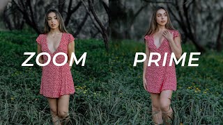 Zoom VS Prime Lenses  Which Should You Get [upl. by Aerdnwahs]