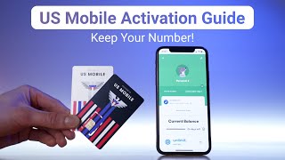 US Mobile Activation Guide  Keep Your Number [upl. by Lezah]