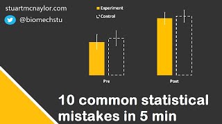 Ten Statistical Mistakes in 5 Min [upl. by Ydoj]