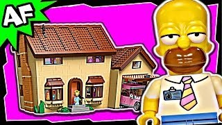 Lego SIMPSONS HOUSE 71006 Stop Motion Build Review [upl. by Oap]