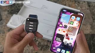 Apple Watch SE  44mm Cellular  Unboxing and Setup [upl. by Ludwigg350]