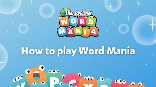 How to play Word Mania [upl. by Ahkos]