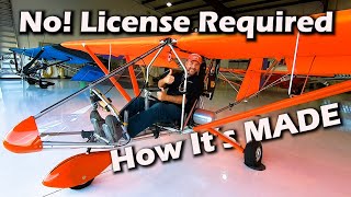 Aerolite 103 Ultralight  How its Made  Factory Tour  No License Required  Part 103 Legal [upl. by Josias301]