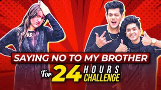 রাকিব এ কি করলো রিতুর সাথে   Saying No To My Brother For 24 Hours Challenge  Rakib Hossain [upl. by Anneis764]