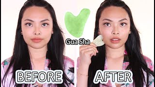 Gua Sha Facial Massage for A Slimmer Face [upl. by Dikmen]