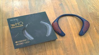 Reviewing The Very Cool Oraolo Neckband Bluetooth Speakers Bigger Speakers  Bigger Sound [upl. by Eppes]