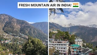 MCLEOD GANJ DALAI LAMA TEMPLE BHAGSU FALLS In the Mountains of India  Dharamshala Vlog [upl. by Bud]