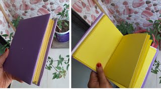 Notebook Making  Diary Making  DIY Diary [upl. by Aerbas]