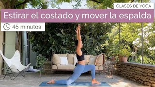 Hatha Yoga para estirar el costado y mover la espalda [upl. by Rick]