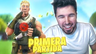 MI PRIMERA PARTIDA REAL DE FORTNITE [upl. by Akimaj234]