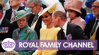 Platinum Jubilee LIVE Royals Attend Jubilee Service [upl. by Eilagam]