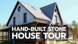 HandBuilt Stone House Tour [upl. by Ssirk]