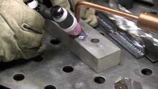 TIG Welding with the Lincoln PowerMig 210MP [upl. by Aicelaf]