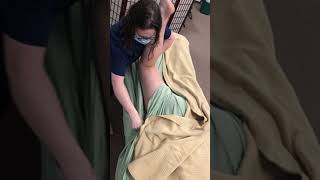 Draping of posterior leg [upl. by Naro]