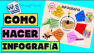 CÓMO HACER UNA INFOGRAFÍA EN WORD ✅ EN 5 MINUTOS✨ [upl. by Nyluqcaj]