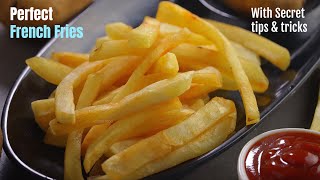 ఫ్రెంచ్ ఫ్రైస్How to make perfect french fries at home by vismai foodFrench fries recipe in telugu [upl. by Tuck]