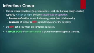 Infectious Croup [upl. by Demeyer]